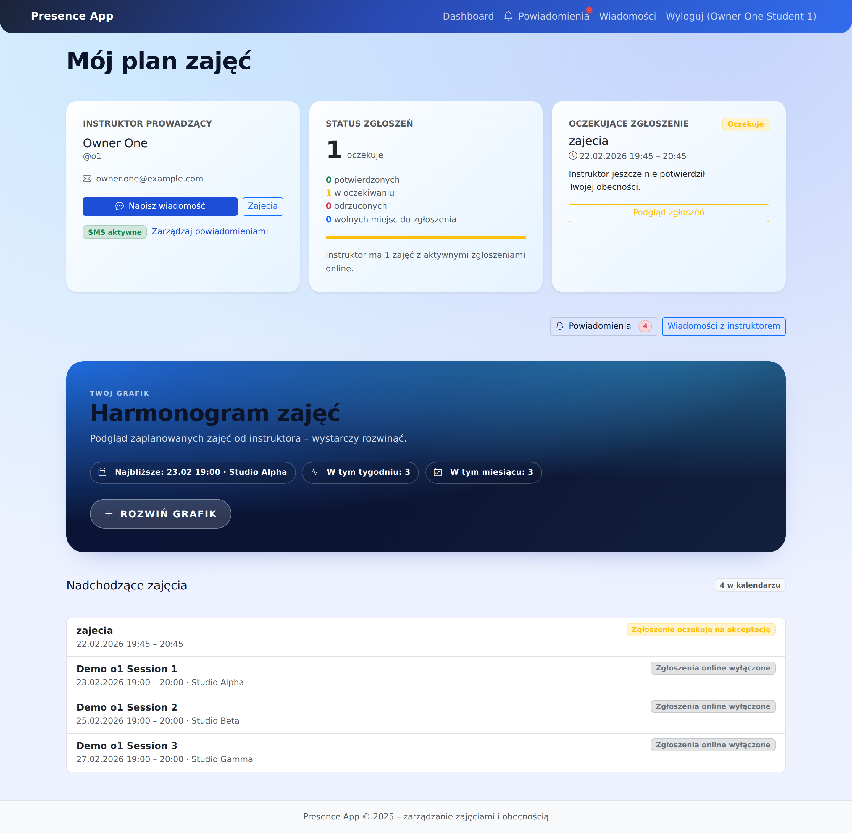 Client Dashboard