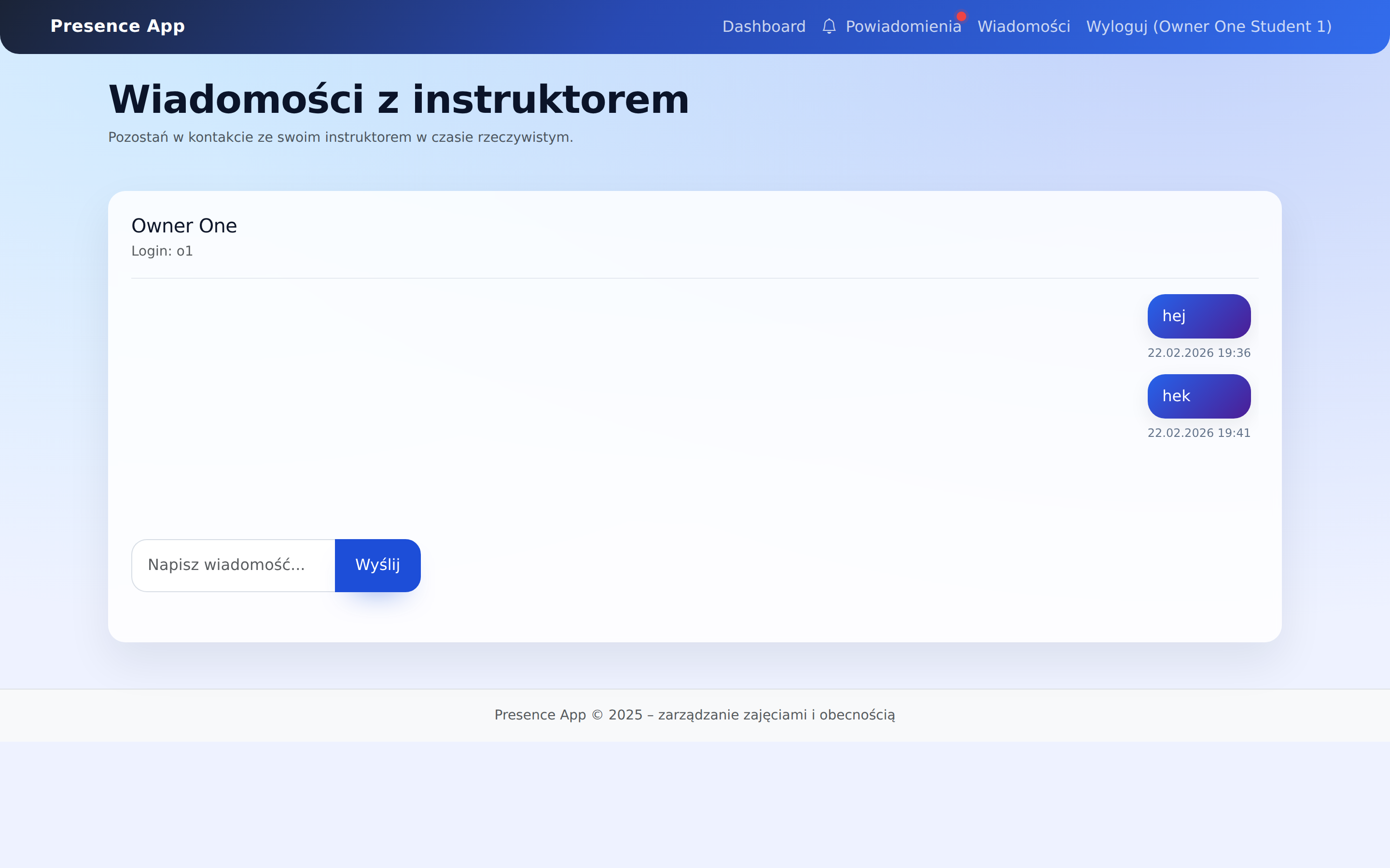 Wiadomości klienta